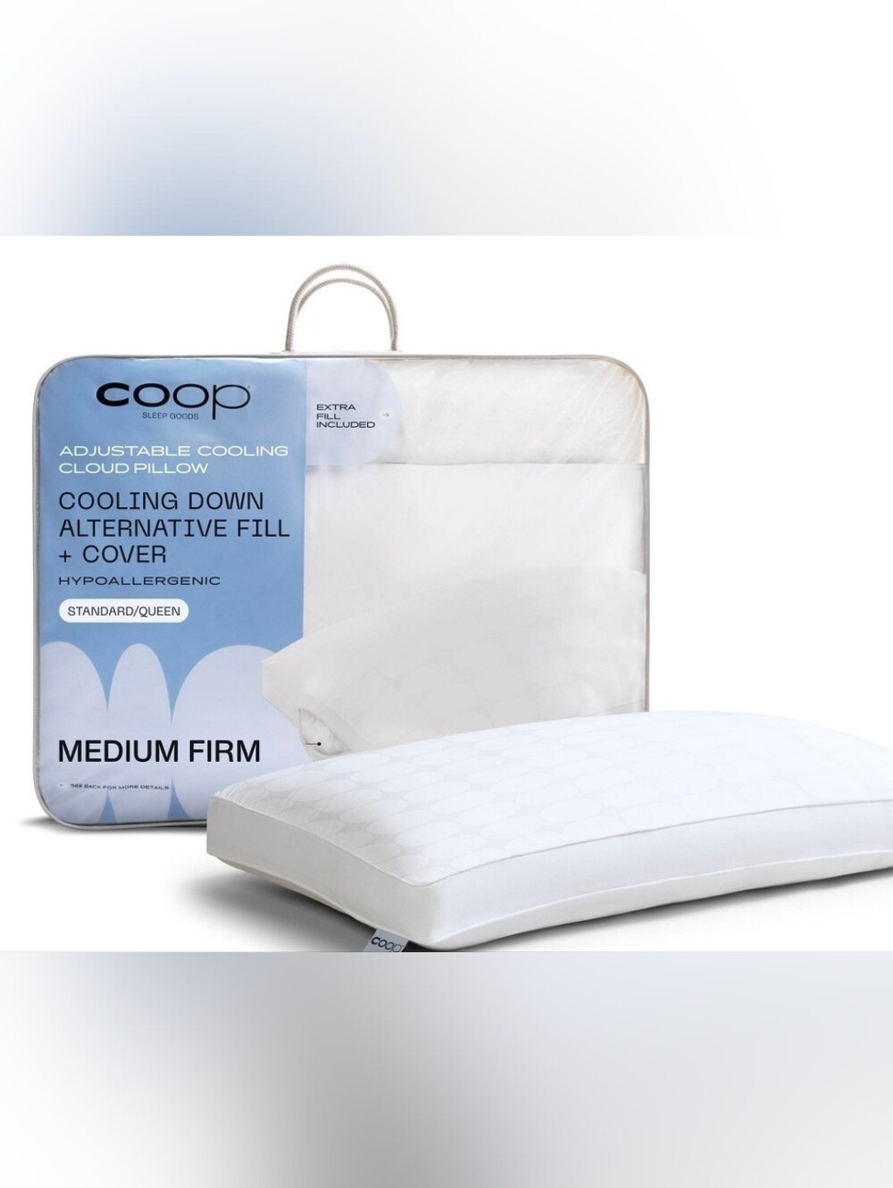 Coop Home Goods Medium The Cooling Adjustable Cloud Pillow